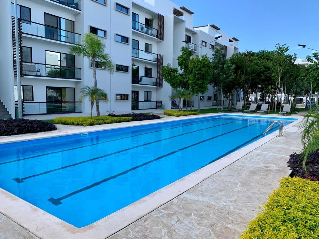 Lirios residencial , departamento planta baja amueblado 